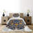 Puppy Eclectic Polyester Floral Coverlet-41895759