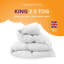 Linens Limited Easy Care Duvet, Made in the UK, All Year Round Quilt, Soft and Comfy, Polypropylene Hollowfibre, Machine Washable-111220783