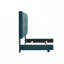 Lit plateforme tapissier touffeté-115641700-115641702