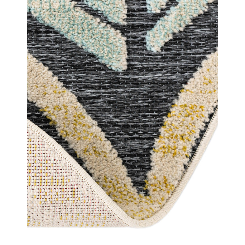 Wrought Studio Diab Marelda Indoor/Outdoor Area Rug, Round 3'1"