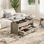 Table basse à plateau relevable moderne Modern Farmhouse