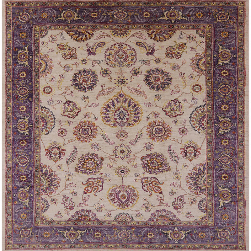 Ardziv Oriental Indoor Rug, Square 7'