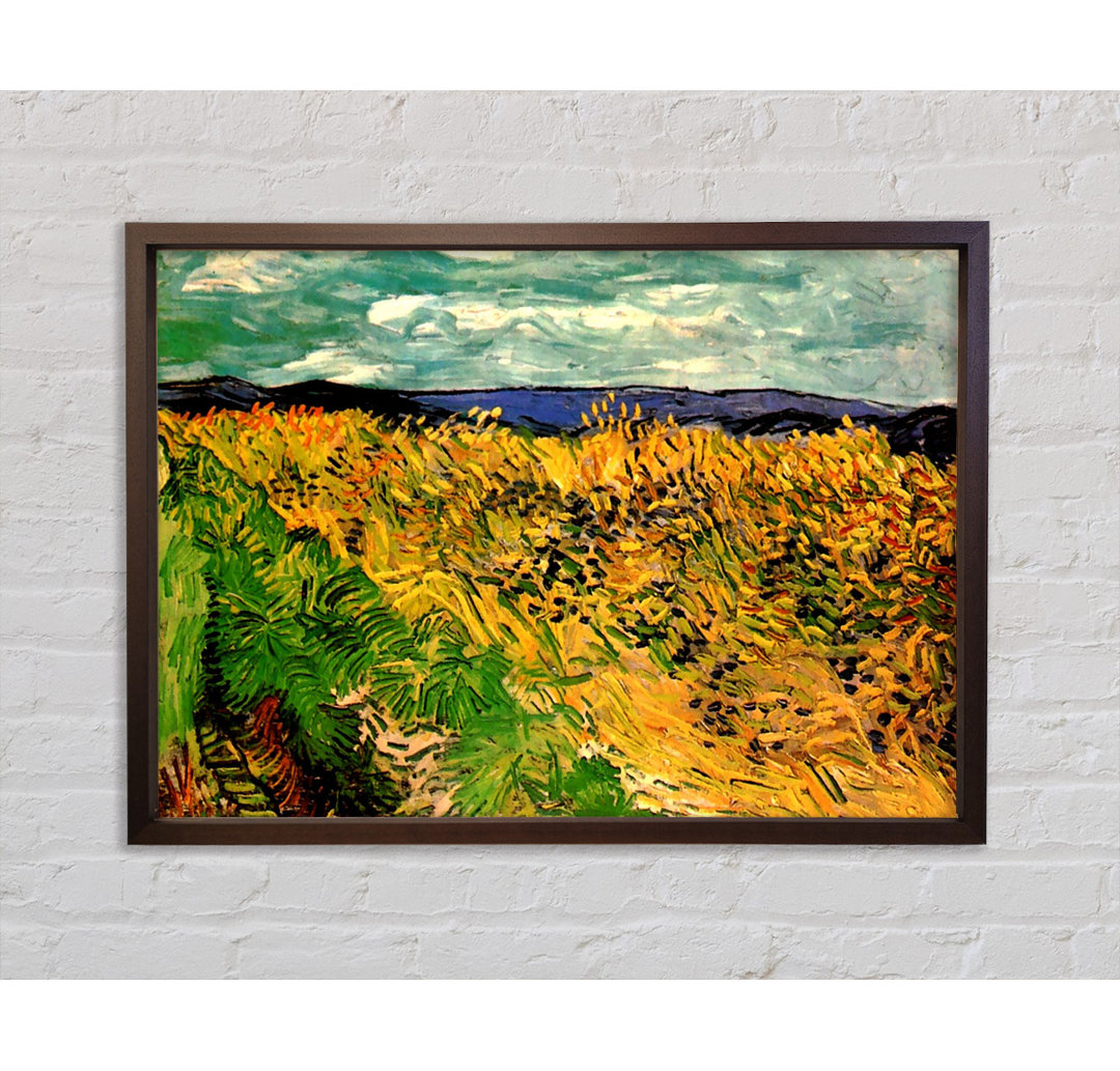 Van Gogh Weizenfeld mit Kornblumen - Druck