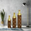 Ensemble de 3 vases décoratifs en métal