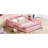 Bed, Floor Full Solid Wood Bed