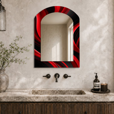 Miroir mural abstrait abstrait - Happy Streams