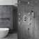 Trialo Solid Brass Color Changing LED Rain Shower Dynamic Lighting and Relaxing Rainfall Experience