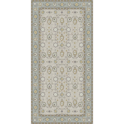 Armenia Beige Cushioned Kitchen Mat