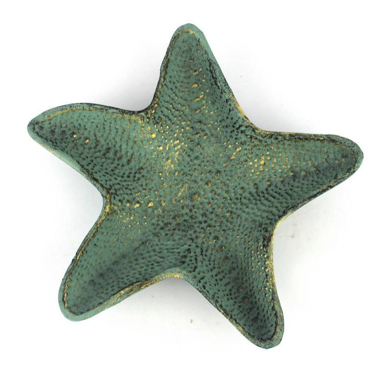 Bol décoratif étoile de mer Pellegrin, Bronze antique