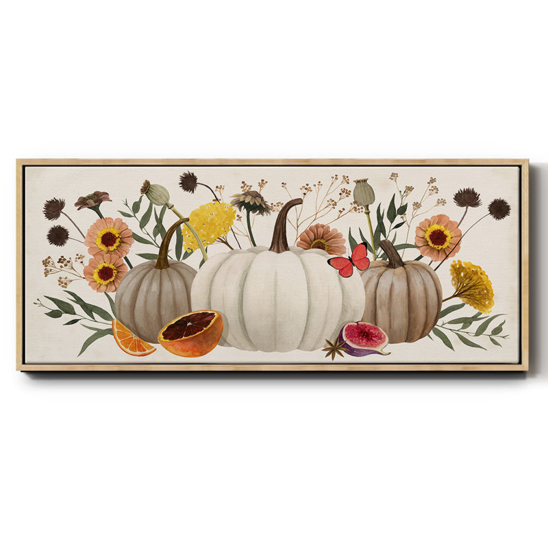 Harvest Time- Framed Canvas, 20" H x 50" W