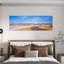 Road passing through a landscape Crazy Mountains Montana USA 1 Piece Wrapped Canvas Panoramic Wall Art-1509660047