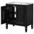 Spacious Double Sink Vanity Set, Durable Wood & Ceramic, Vintage Style