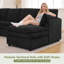  Canapé modulaire modulaire avec méridienne, Coussin double couche profond et confortable-128968746-128968754