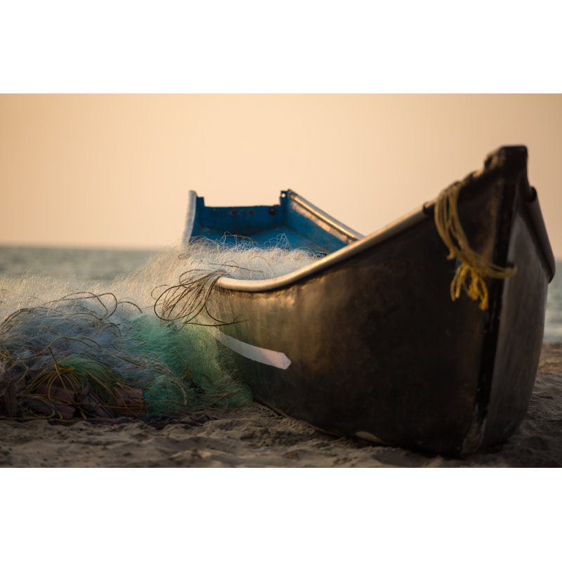 Fisherman Boat - Photographie sur toile tendue, H 12 po x l 18 po
