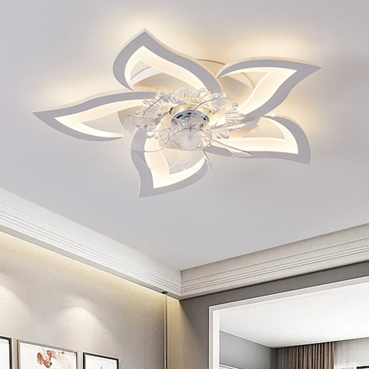 Amilliona 7 - Blade LED Smart Ceiling Fan with Remote Control and Light Kit Included