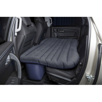 Pittman Outdoors AirBedz Inflatable PVC Rear Seat Air Mattress - Mid-Size Fits Jeeps, Car, SUV’s & Mid-Size Trucks, Comes with Portable DC Air Pump