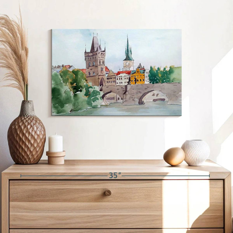 Prague Dream, 16" H x 24" W