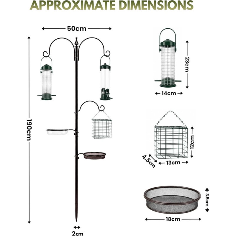 Heavy Duty Metal Bird Feeder