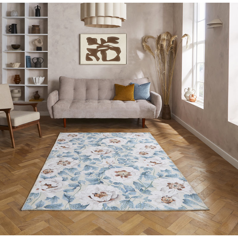 Harlequin Florent Sailcloth - 152 x 230, Coral, Rectangle 185 x 290 cm