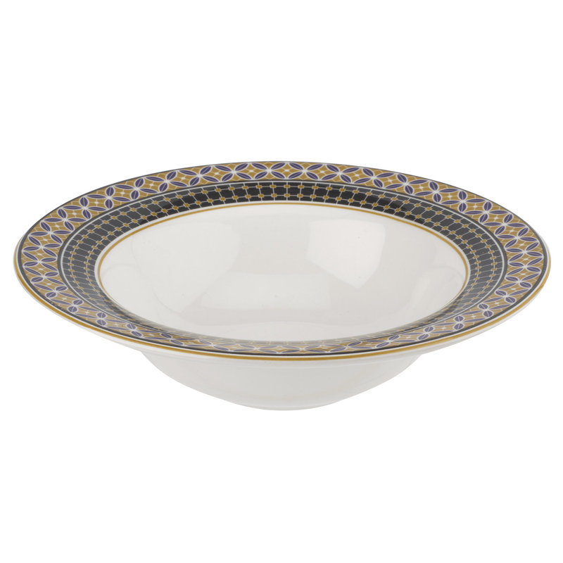 Portmeirion Atrium Cereal Bowl Geo 7.5"