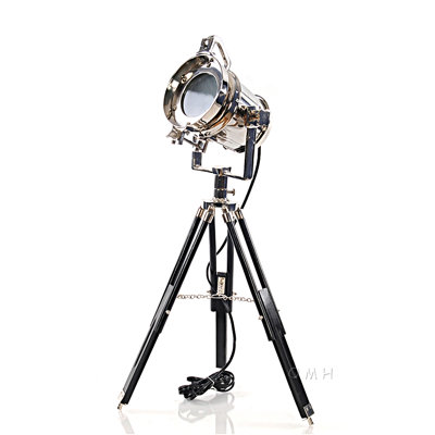 29'' Nickel Tripod Floor Lamp