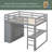 Dimmick Kids Full Loft Bed with Drawers-382966437