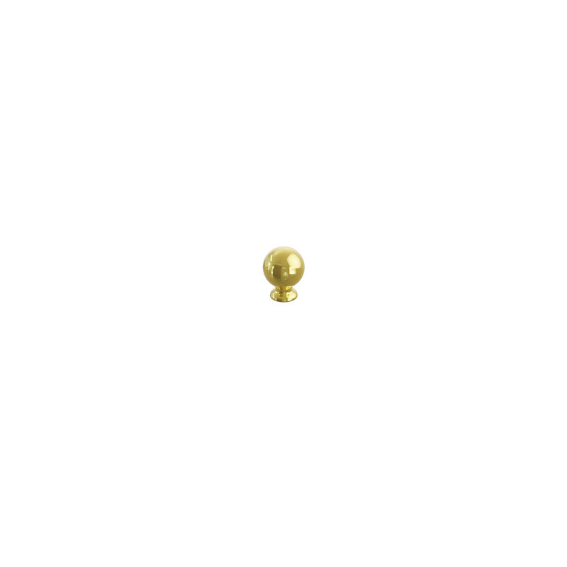 Avenue Round, Unlacquered Brass, 1"