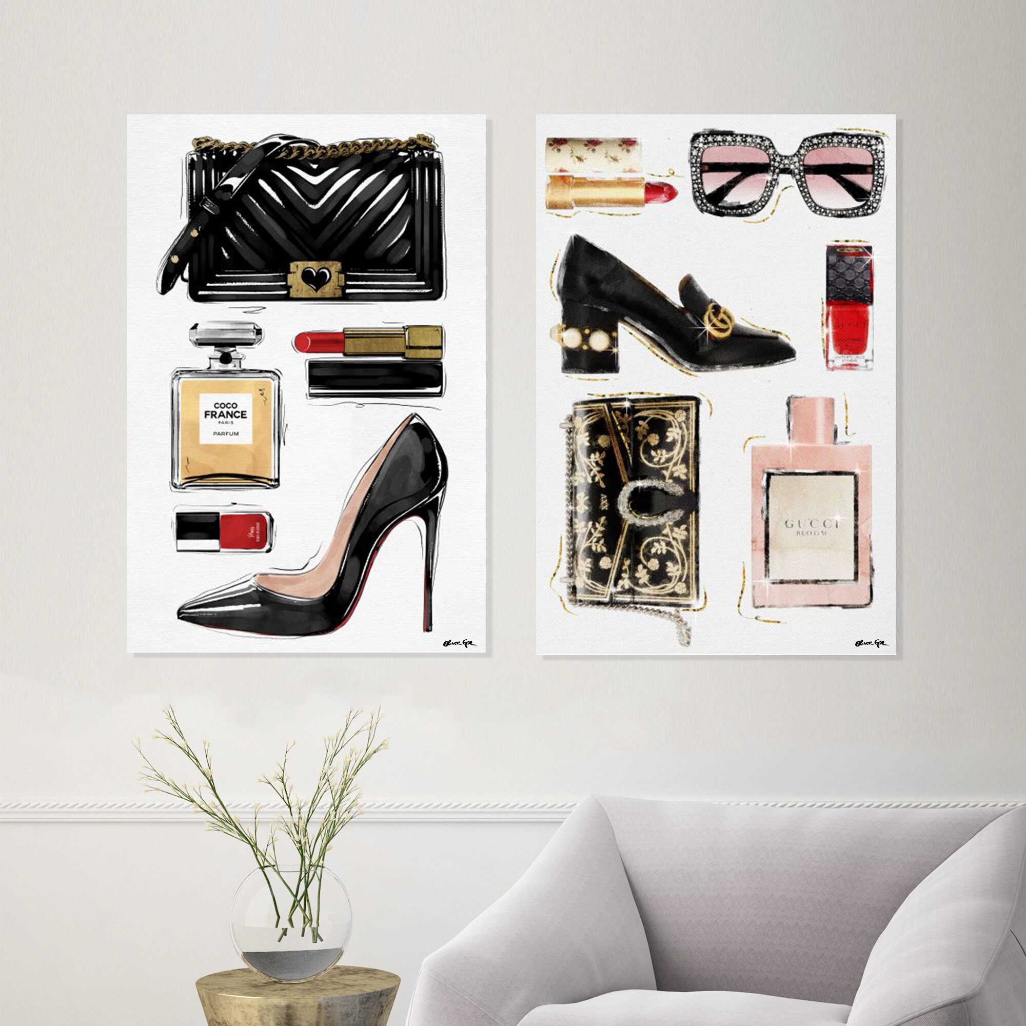 Parisian Standards  Fashion and Glam Wall Art by The Oliver Gal