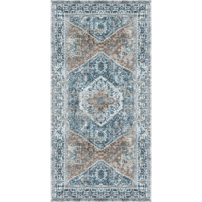 David Blue Easy to Clean Vinyl Mat