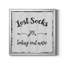 «Lost Socks», art textuel sur toile-222373955-222374008