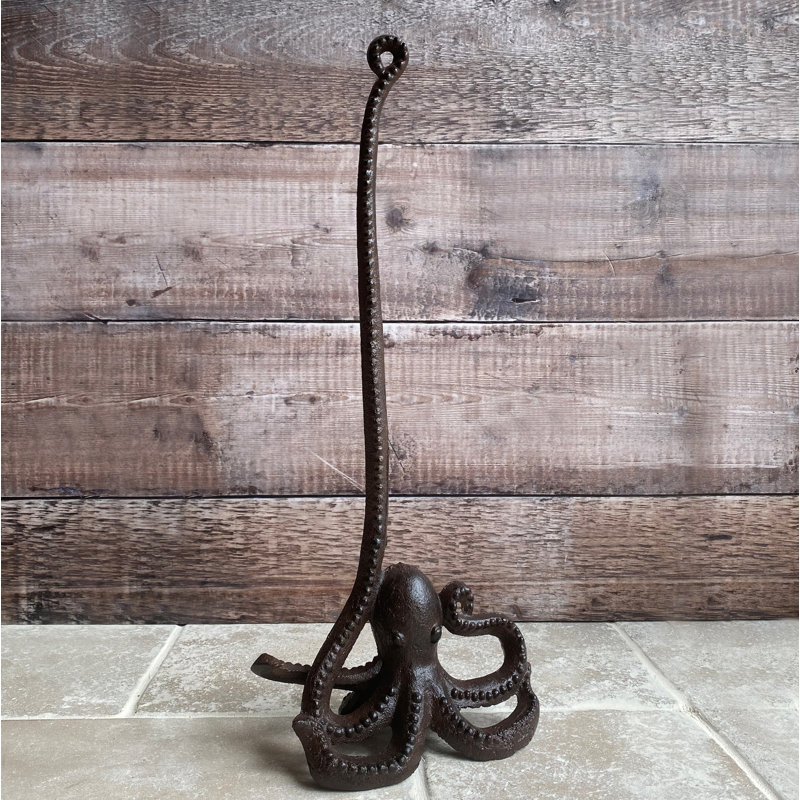 Laskie Iron Freestanding Paper Towel Holder