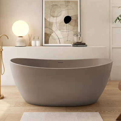 Baignoire de trempage autoportante 64,96 po