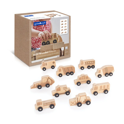 Mini Wooden Trucks