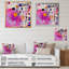 «Pink Cubism Unleashed» sur toile-1551875093-1551875090