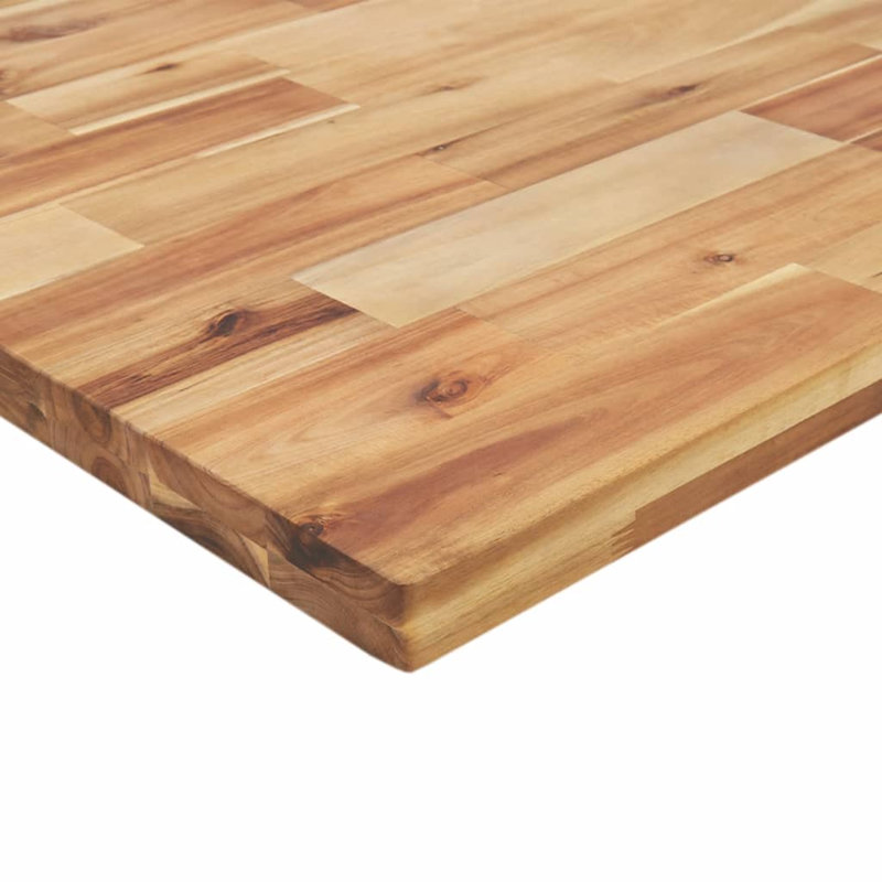 Solid Wood Top Workbench, 83 cm H x 100 cm W x 60 cm D, Natural Wood