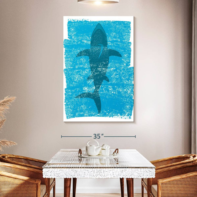 Brampt Simple Shark, 51" H x 34" W