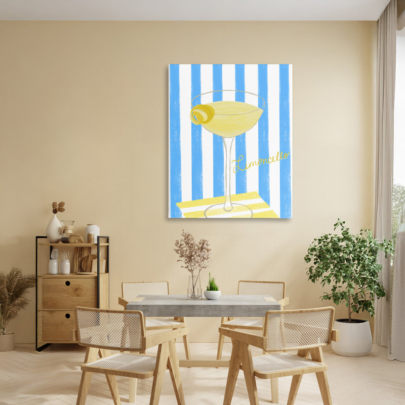 Toile d'agrumes Limoncello, design par EMILY Navas, H 40 po x l 30 po