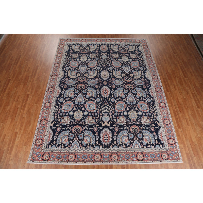 Tapis oriental floral Sultanabad Ziegler noué à la main 10 x 13