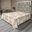 Beige, corail, brun clair foncé / floral