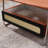 Simple oval storage coffee table-106546932