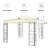 10 Ft. x 10 Ft. Steel Patio Gazebo