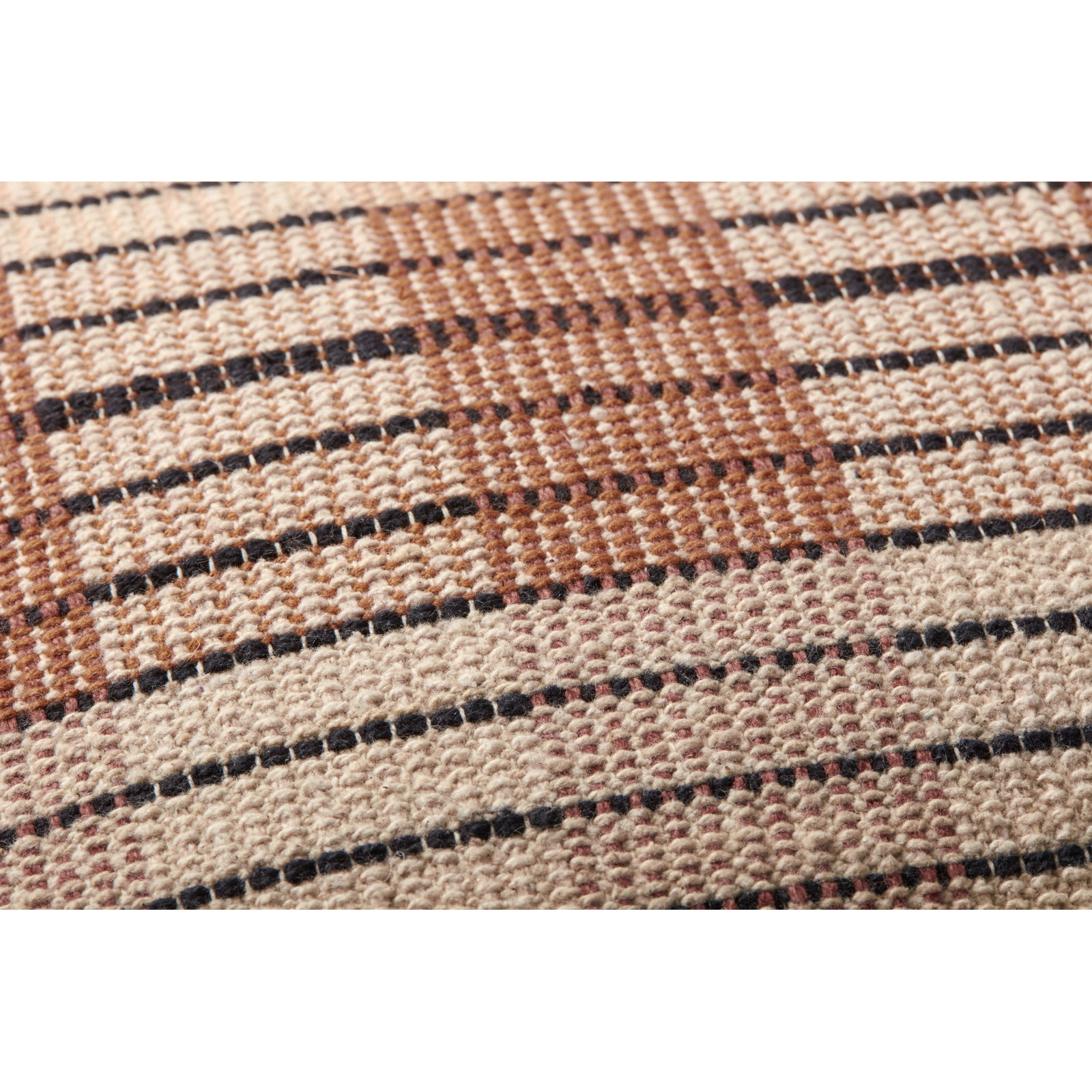 Onofre Striped Lumbar Throw Pillow, Polyester/Polyfill
