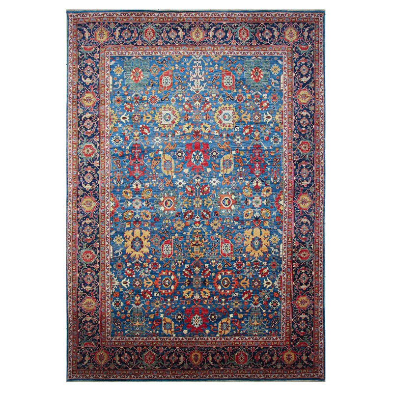 Handmade Wool Oriental Area Rug