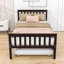 Lit plateforme simple en bois avec lit gigogne simple-1731201281