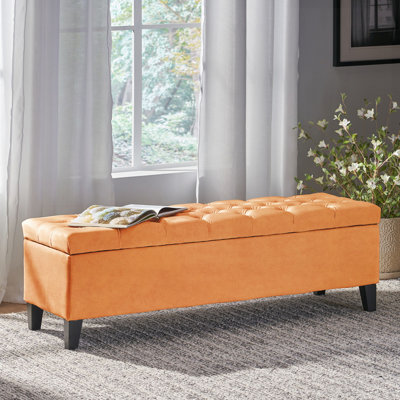 Banc de rangement en tissu Amalfi