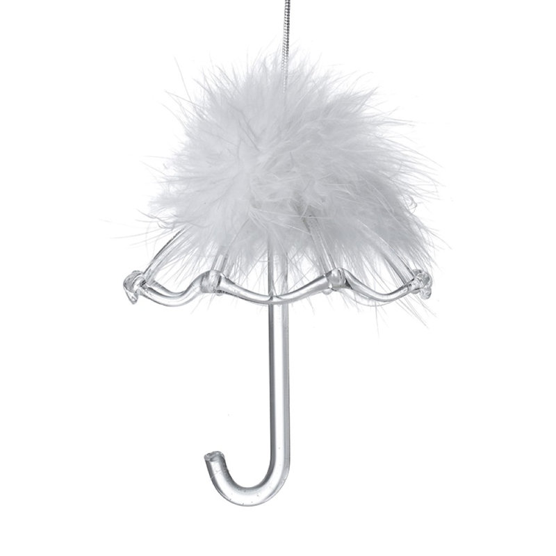 9cm Glass Hanging Figurine Ornament