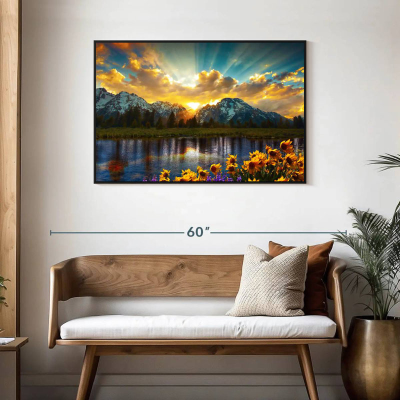 Alvord Grand Teton, H 29 po x l 43 po