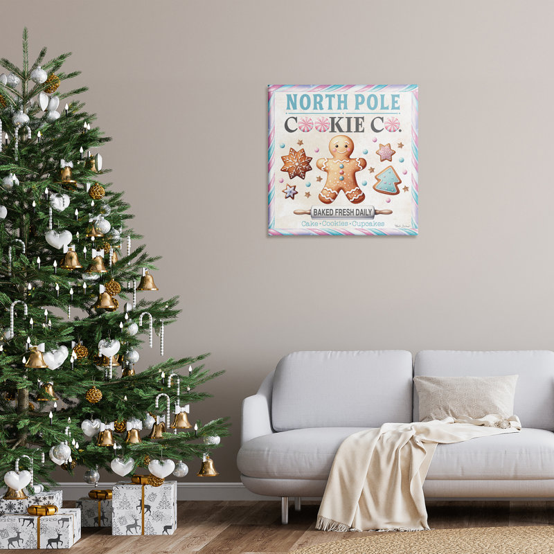 Art mural sur toile Gingerbread Cookie Co par Nicole DeCamp, H 30 po x l 30 po