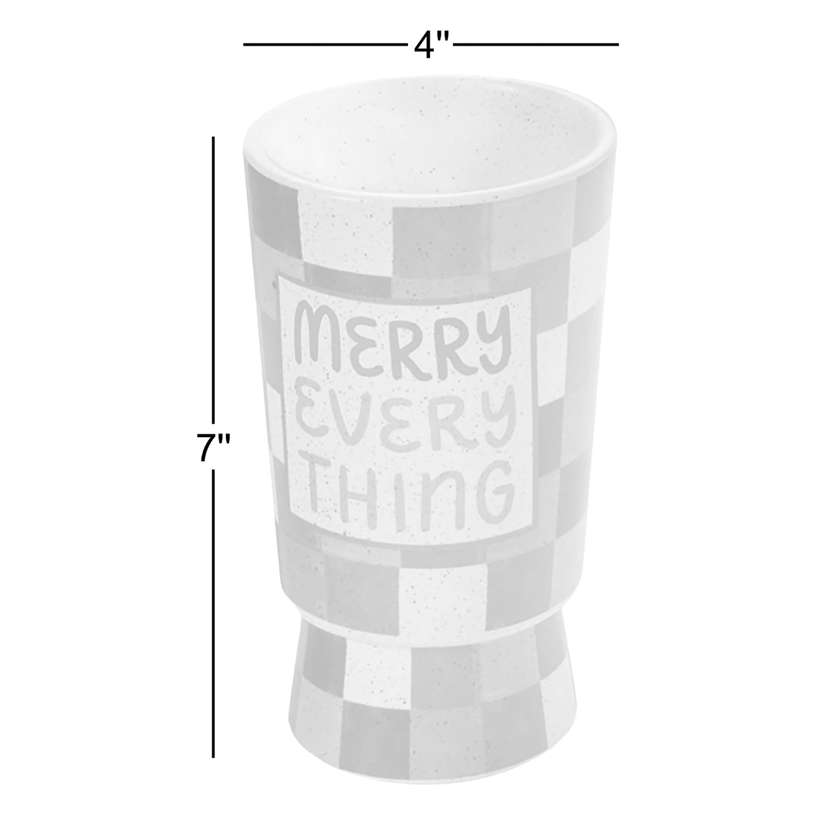 Merry Everything Vase 4"x 7", Locke