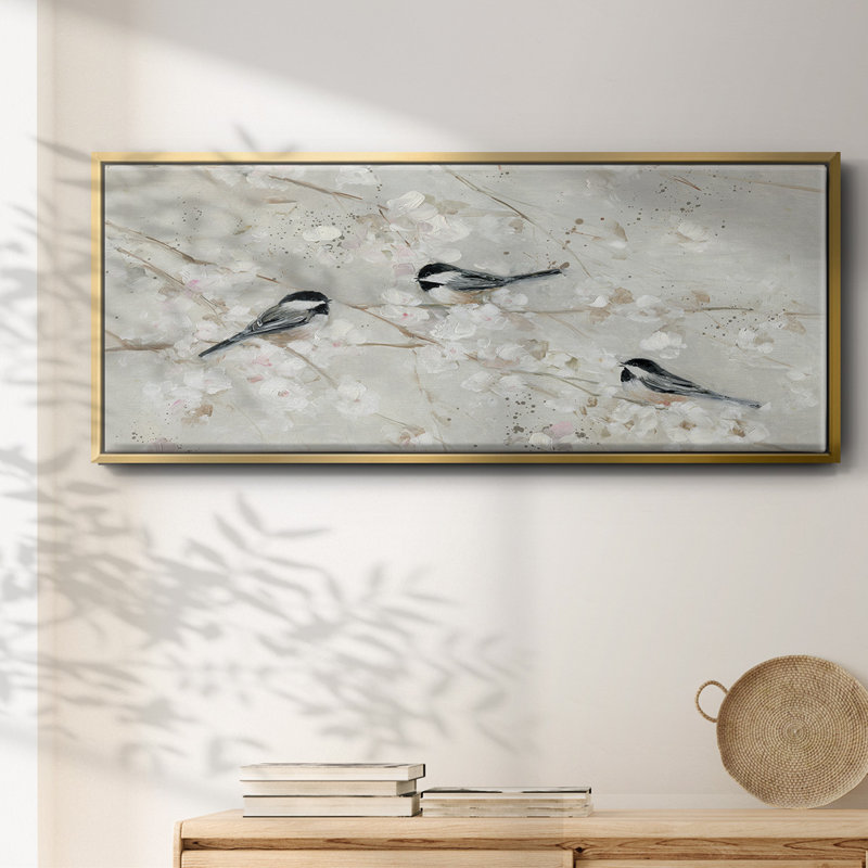 Nature's Confetti II- Framed Canvas, H 24 po x l 60 po